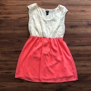 Rue 21 Lace & Neon Dress